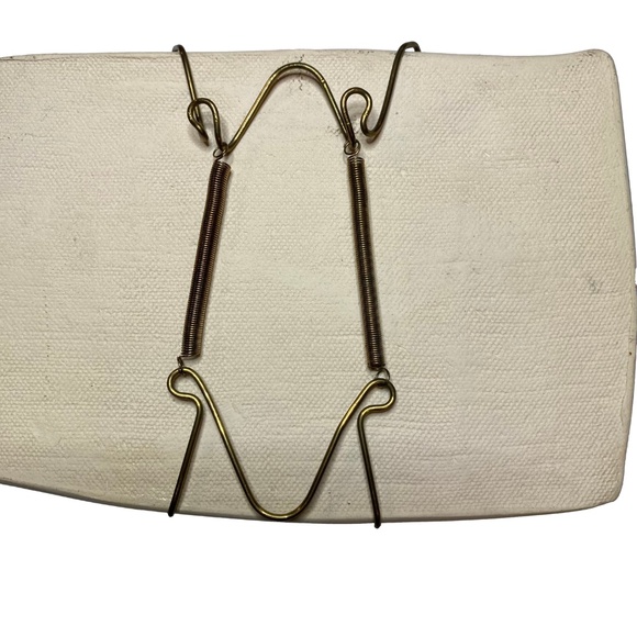 Carol Long Pottery Green Butterfly Relief Ceramic Wall Plaque Tile Handmade OS - Picture 12 of 13